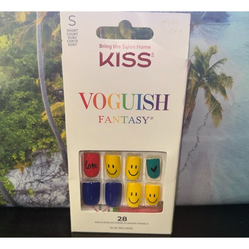 Kiss Nails Voguish Fantasy Pride Rainbow